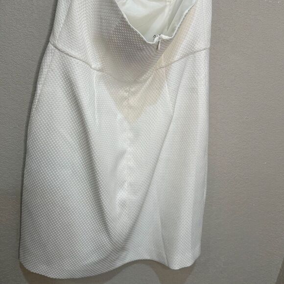 Trina Turk Manti Halter Dress Size 8 White Textured NEW $168 - Picture 9 of 11